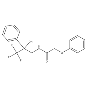 2-phenoxy-N-(3,3,3-trifluoro-2-hydroxy-2-phenylpropyl)acetamide Structure