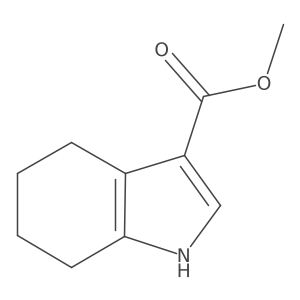methyl 4,5,6,7-tetrahydro-1H-indole-3-carboxylate Structure