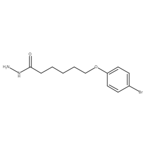 6-(4-Bromophenoxy)-hexanoic acid hydrazide结构式