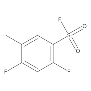 2,4-Difluoro-5-methylbenzene-1-sulfonyl fluoride Structure