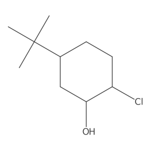 Cyclohexanol, 2-chloro-5-(1,1-dimethylethyl)-, (1I+/-,2I(2),5I(2))- Structure