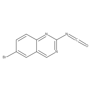 6-Bromo-2-isocyanatoquinazoline Structure