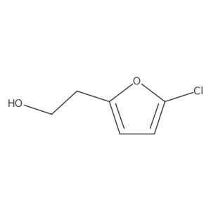 2-(5-Chlorofuran-2-yl)ethan-1-ol结构式