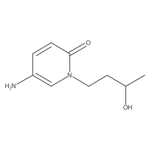5-Amino-1-(3-hydroxybutyl)-1,2-dihydropyridin-2-one Structure