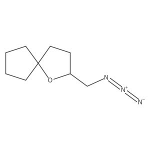 2-(Azidomethyl)-1-oxaspiro[4.4]nonane结构式