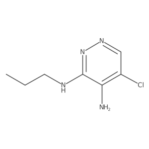 5-Chloro-N3-propylpyridazine-3,4-diamine Structure