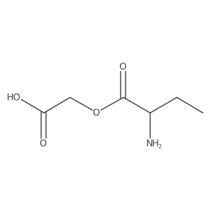 Butyric acid, 2-amino-, ester with glycolic acid, L-结构式