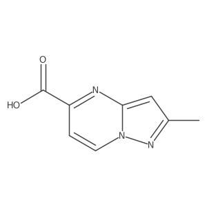 2-Methylpyrazolo[1,5-a]pyrimidine-5-carboxylicacid结构式