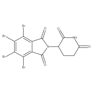4,5,6,7-Tetrabromo-2-(2,6-dioxo-3-piperidyl)isoindoline-1,3-dione结构式