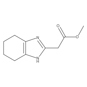 methyl 2-(4,5,6,7-tetrahydro-1H-benzo[d]imidazol-2-yl)acetate Structure