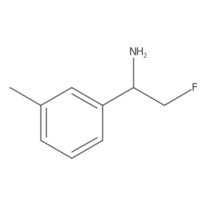 (1R)-2-Fluoro-1-(3-methylphenyl)ethanamine Structure