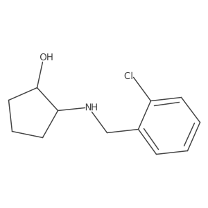 (1R,2R)-2-((2-Chlorobenzyl)amino)cyclopentan-1-ol结构式