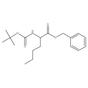 benzyl 2-(tert-butoxycarbonylamino)-5-iodo-pentanoate结构式