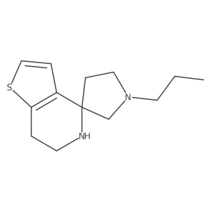1-propyl-6',7'-dihydro-5'H-spiro[pyrrolidine-3,4'-thieno[3,2-c]pyridine]结构式