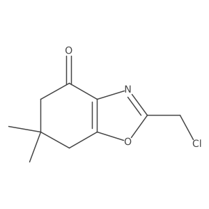 2-(chloromethyl)-6,6-dimethyl-6,7-dihydrobenzo[d]oxazol-4(5H)-one Structure