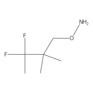O-(3,3-difluoro-2,2-dimethylbutyl)hydroxylamine Structure