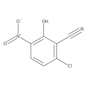 2-Nitro-5-chloro-6-cyanophenol Structure