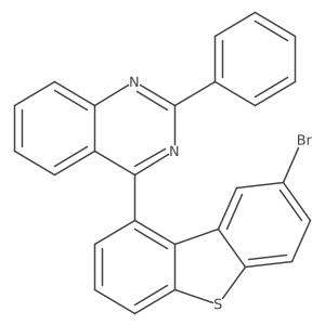4-(8-Bromo-1-dibenzothienyl)-2-phenylquinazoline结构式