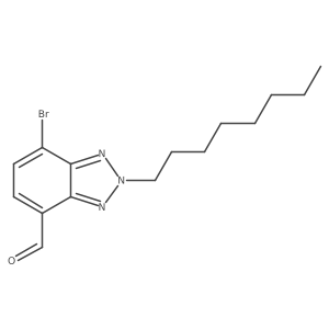 7-Bromo-2-octyl-2H-benzo[d][1,2,3]triazole-4-carbaldehyde Structure