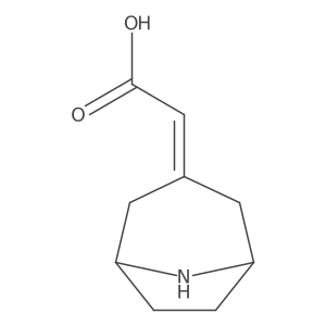 2-{8-Azabicyclo[3.2.1]octan-3-ylidene}acetic acid结构式