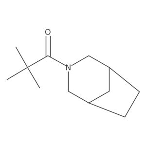 1-{3-Azabicyclo[3.2.1]octan-3-yl}-2,2-dimethylpropan-1-one Structure