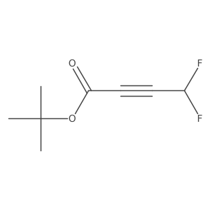 Tert-butyl 4,4-difluorobut-2-ynoate结构式
