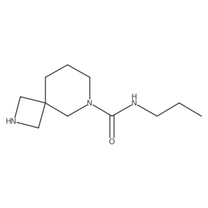 N-propyl-2,6-diazaspiro[3.5]nonane-6-carboxamide结构式