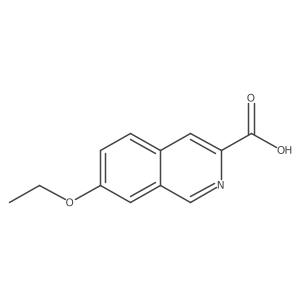 7-Ethoxyisoquinoline-3-carboxylic acid结构式