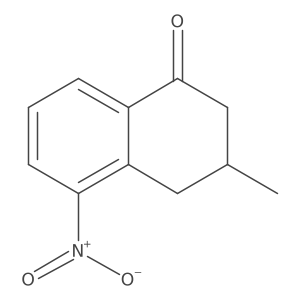 3-Methyl-5-nitro-1,2,3,4-tetrahydronaphthalen-1-one Structure