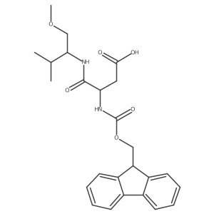 3-({[(9H-fluoren-9-yl)methoxy]carbonyl}amino)-3-[(1-methoxy-3-methylbutan-2-yl)carbamoyl]propanoic acid Structure