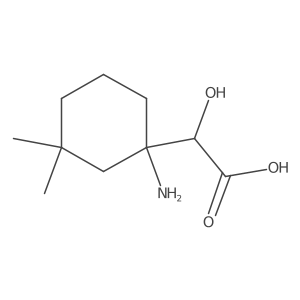 2-(1-Amino-3,3-dimethylcyclohexyl)-2-hydroxyacetic acid结构式