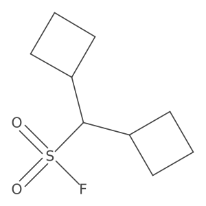 Dicyclobutylmethanesulfonyl fluoride结构式