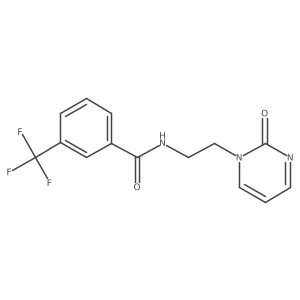 N-[2-(2-oxopyrimidin-1-yl)ethyl]-3-(trifluoromethyl)benzamide Structure