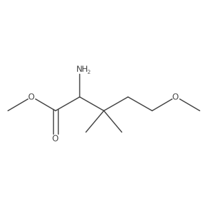 Methyl 2-amino-5-methoxy-3,3-dimethylpentanoate Structure