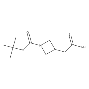 Tert-butyl 3-(carbamothioylmethyl)azetidine-1-carboxylate Structure