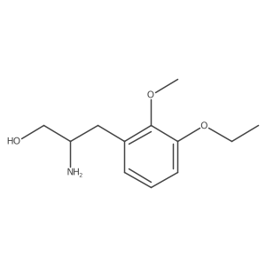 2-Amino-3-(3-ethoxy-2-methoxyphenyl)propan-1-ol Structure