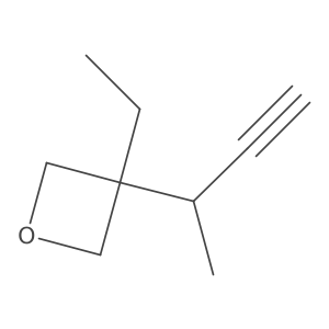 3-(But-3-yn-2-yl)-3-ethyloxetane Structure