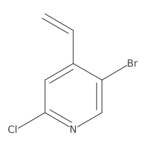5-Bromo-2-chloro-4-ethenylpyridine Structure