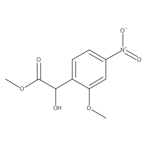 Methyl 2-hydroxy-2-(2-methoxy-4-nitrophenyl)acetate结构式