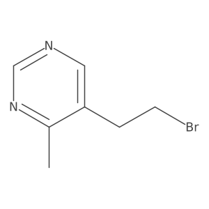 5-(2-Bromoethyl)-4-methylpyrimidine Structure