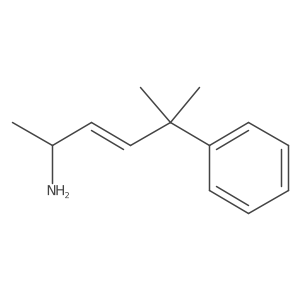 5-Methyl-5-phenylhex-3-en-2-amine结构式