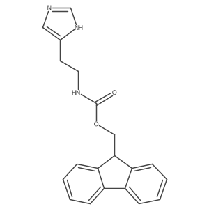 Carbamic acid, [2-(1H-imidazol-4-yl)ethyl]-, 9H-fluoren-9-ylmethyl ester结构式