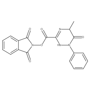 1,3-dioxo-2,3-dihydro-1H-isoindol-2-yl 5-methyl-6-oxo-1-phenyl-1,4,5,6-tetrahydro-1,2,4-triazine-3-carboxylate Structure