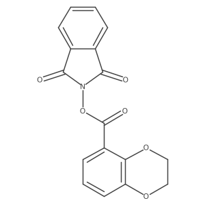 1,3-dioxo-2,3-dihydro-1H-isoindol-2-yl 2,3-dihydro-1,4-benzodioxine-5-carboxylate结构式
