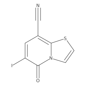 6-Iodo-5-oxo-thiazolo[3,2-a]pyridine-8-carbonitrile Structure