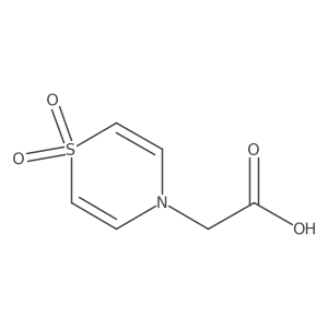 2-(1,1-Dioxo-1,4-thiazin-4-yl)acetic acid结构式