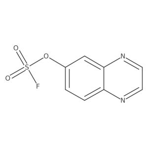 6-Fluorosulfonyloxyquinoxaline结构式