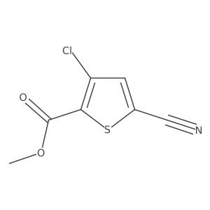 Methyl 3-chloro-5-cyanothiophene-2-carboxylate Structure