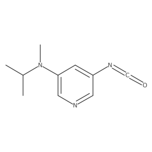 5-isocyanato-N-methyl-N-(propan-2-yl)pyridin-3-amine Structure
