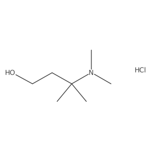 3-(Dimethylamino)-3-methylbutan-1-ol hydrochloride结构式